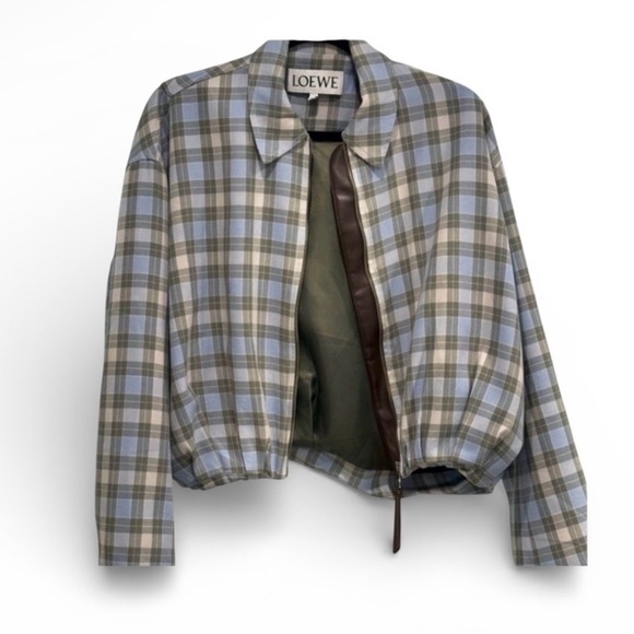 LOEWE Checked Draped Jacket — Like New | Authentic - Picture 8 of 13